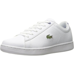 Lacoste Infant’s Carnaby Evo Sneaker(Blanc/Blue)