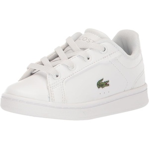Lacoste Infants’ Carnaby Pro Sneakers(White/Gloss/Log/Marzipan/Java Blue)