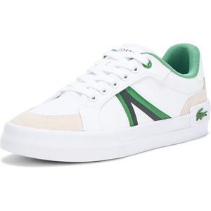 Lacoste Juniors’ L004 Sneaker(Navy Blue/Vineyard)