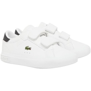Lacoste Kids Powercourt Sneakers (Toddler/Little Kid)(Eclipse Blue/Cork)