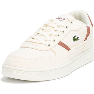 Lacoste Kids T-Clip Set Sneakers (Little Kid/Big Kid)(Off White/Brown)