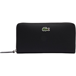 Lacoste Large Full Zip Wallet(Black)