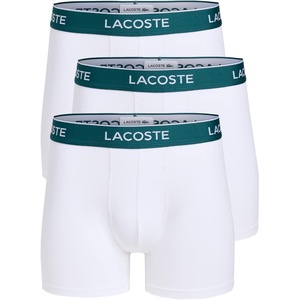 Lacoste Men’s 3 Pack Boxer Briefs(White (New))