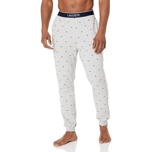 Lacoste Men’s All Over Croc Print Pajama Pant(Dove Grey/Evergreen)