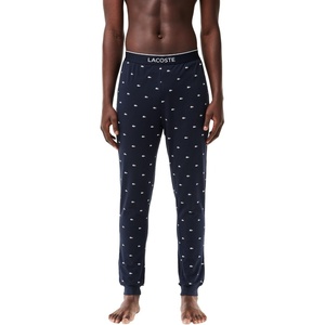 Lacoste Men’s All Over Croc Print Pajama Pant(Navy Blue/White)
