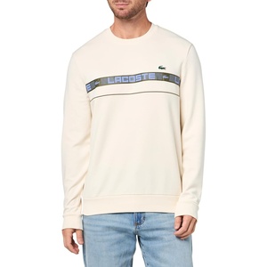 Lacoste Men’s Branded Stripe Tennis Sweatshirt(Lapland)