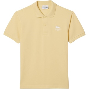 Lacoste Men’s Classic Fit Signature Print L.12.12 Polo Shirt(Sesame)