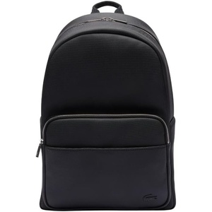 Lacoste Mens Classic Laptop Pocket Backpack, Brown, One Size(Deep Black)
