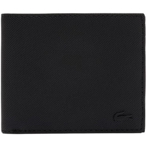Lacoste Mens Classic Medium Billfold Coin Wallet(Black)