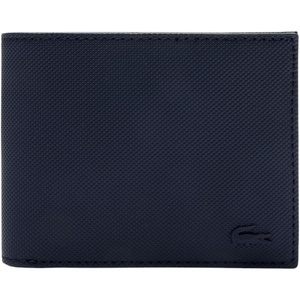 Lacoste Men’s Classic Small Billfold Wallet, Black, One Size(Midnight Blue)