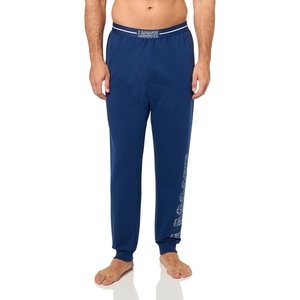 Lacoste Men’s Contrast Branded Lounge Pants(Blue & White)