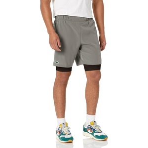 Lacoste Men’s Lined Ultra Dry Shorts(Pepper/Black)