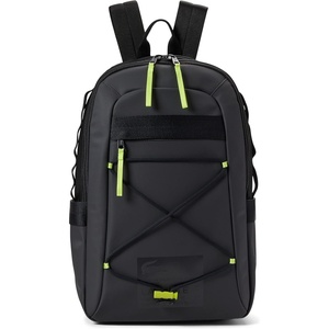 Lacoste Men’s Neocroc Backpack, Tape Brown/Opium Black, Large(Black/Lime)