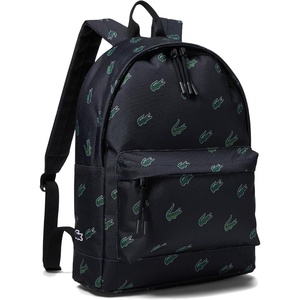 Lacoste Men’s Neocroc Backpack, Tape Brown/Opium Black, Large(Dark Sapphires)