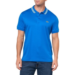 Lacoste Men’s Regular Fit Cotton Pima Interlock Polo Shirt(Gipsy Blue)