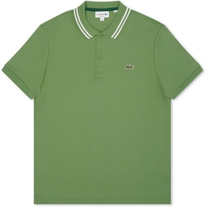 Lacoste Men’s Regular Fit Cotton Pima Interlock Polo Shirt(Lamb’s Lettuce)