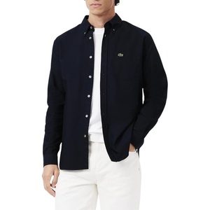 Lacoste Men’s Regular Fit Oxford Shirt(Abimes/Abimes)