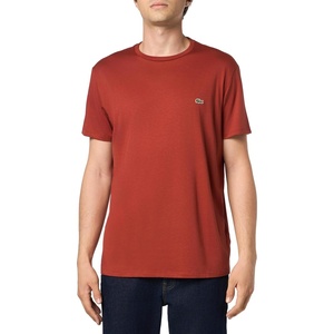 Lacoste Men’s Short Sleeve Pima Jersey Crew Neck Tee(Iberis)