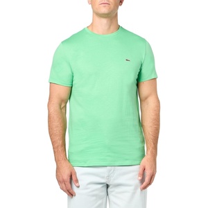 Lacoste Men’s Short Sleeve Pima Jersey Crew Neck Tee(Peppermint)
