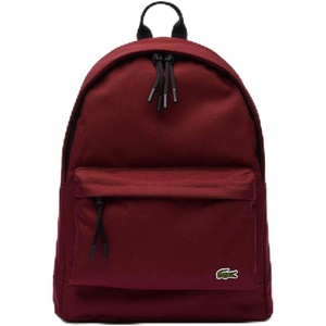 Lacoste Men’s Sinpople Monogramme Backpack, Black, One Size(Spleen)
