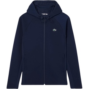 Lacoste Men’s Sport Breathable Sport Track Jacket(Navy Blue/Navy Blue)