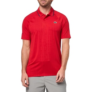 Lacoste Men’s Tennis X Novak Djokovic on Court Polo(Red)