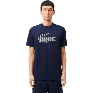 Lacoste Men’s Ultra Dry Piqué Tennis T-Shirt(Navy Blue)