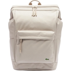 Lacoste Unisex Neocroc Rectangular Backpack, Black, One Size(Roasted Cashew)