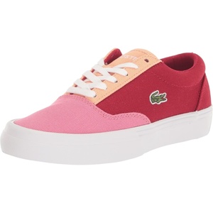 Lacoste Unisex-Child L004 Sneaker(Aquarium/Marzipan/Nectarine/Rose Bush/Amaryllis)