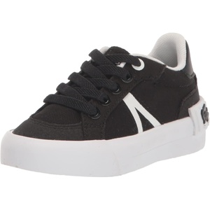 Lacoste Unisex-Child L004 Sneaker(Black/White Lace)