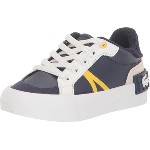 Lacoste Unisex-Child L004 Sneaker(Lead Grey/Marzipan)