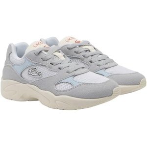 Lacoste Unisex-Child Storm 96 Vintage Sneakers(Pimento/Mother of Pearl)