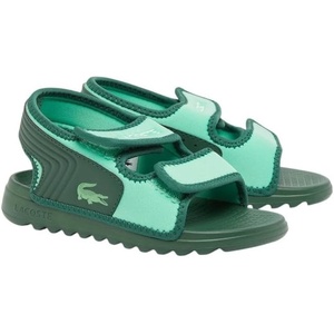 Lacoste Unisex-Child Surukids Sandals(Dark Marzipan/Dark Ginger Green/Navy Blue)