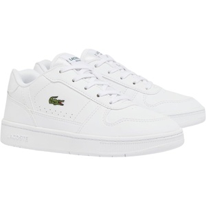 Lacoste Unisex-Child T-Clip Set Sneakers(White/White)