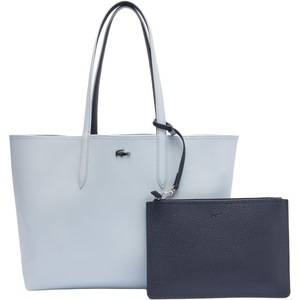Lacoste Women’s Anna Large Reversible Tote Bag(Lilac Dark Sapphire)