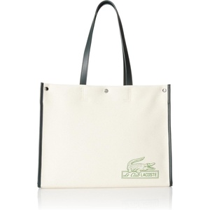 Lacoste Women’s Anna Large Reversible Tote Bag(Natural Forest Green/Estragon)