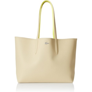 Lacoste Women’s Anna Large Reversible Tote Bag(Soft Sage Yellow Elec)