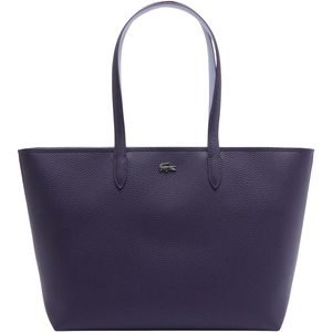 Lacoste Women’s Anna Zipped Tote(Vert Fonce/Navy Blue)