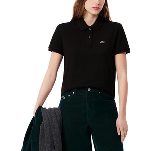 Lacoste Women’s Classic Fit Short Sleeve Petit Piqué Polo(Black)