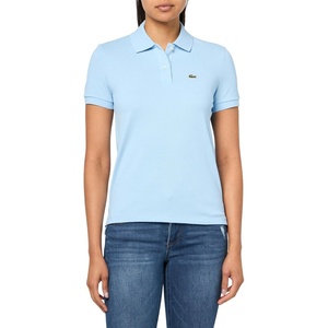 Lacoste Women’s Classic Fit Short Sleeve Petit Piqué Polo(Classic Blue)