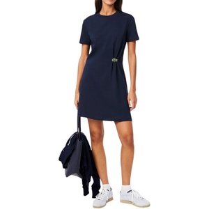 Lacoste Women’s Essentials Jersey Dress(Navy Blue)