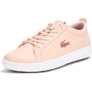 Lacoste Women’s G Elite Sneaker(Light Pink/White)