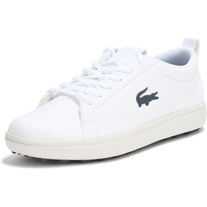 Lacoste Women’s G Elite Sneaker(White/Dark Grey)