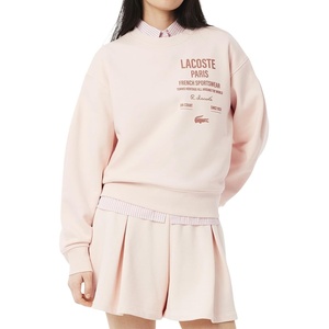 Lacoste Women’s Heritage Crew Neck Sweatshirt(Soft Orange)