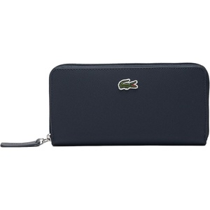Lacoste Women’s L.12.12 Concept Large Zipped Billfold(Penombre Blue)