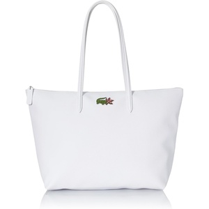 Lacoste Women’s L.12.12 Concept Vertical Shopping Bag(Black Croco Stranger Things)