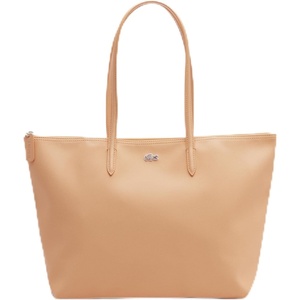 Lacoste Women’s L.12.12 Concept Vertical Shopping Bag(Tan (Smooth))