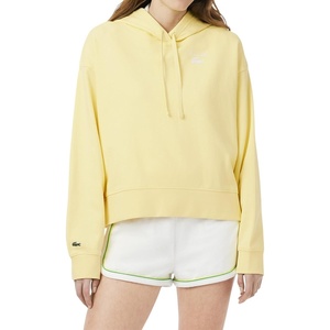 Lacoste Women’s Oversized Logo Hoodie(Yellow)