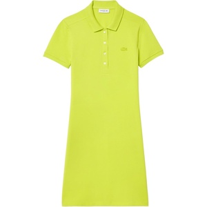 Lacoste Womens Slim Fit Stretch Mini Piqué Polo Dress(Firefly)