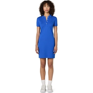 Lacoste Women’s Slim Fit Stretch Petit Piqué Polo Dress(Marina)